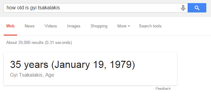 how old is gyi tsakalakis   Google Search